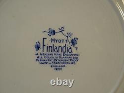 Vintage 25 Piece Myott Finlandia Staffordshire England Dinnerware China Set