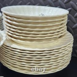 Vintage 34 Piece Copeland England Spode Wicker Lane Bone China READ BIO