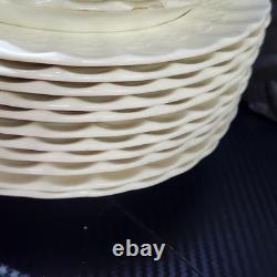 Vintage 34 Piece Copeland England Spode Wicker Lane Bone China READ BIO