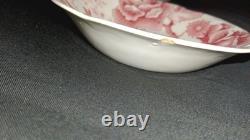 Vintage 38 Pcs Johnson Brothers English Pink Chippendale Porcelain China England
