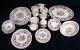 Vintage 47 Pc Johnson Bros Brothers England Dorchester Lugged Floral China Set