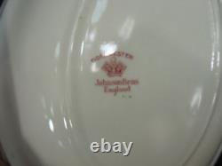 Vintage 47 Pc Johnson Bros Brothers England Dorchester Lugged Floral China Set