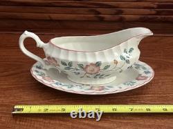 Vintage 8 Pieces Churchill Briar Rose China Set Made In Staffordshire England