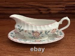 Vintage 8 Pieces Churchill Briar Rose China Set Made In Staffordshire England