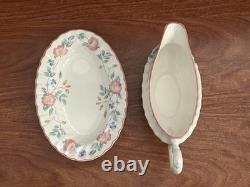 Vintage 8 Pieces Churchill Briar Rose China Set Made In Staffordshire England