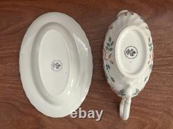 Vintage 8 Pieces Churchill Briar Rose China Set Made In Staffordshire England