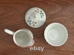 Vintage 8 Pieces Churchill Briar Rose China Set Made In Staffordshire England