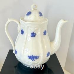 Vintage Adderley Blue Chelsea Fine Bone China Tea Set 16 Pieces England