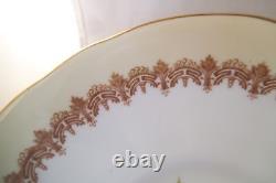 Vintage Cauldon Bone China England Ecstasy Set of 6 Cream Soup Bowls & Saucers B