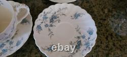 Vintage China Set of 12 Cups & Saucers by Myott Staffordshire made in England