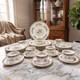 Vintage Coalport Ming Rose Bone China Dinnerware Set Service for 8 England 40 Pc