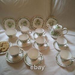 Vintage Conclough Bone China Tea Set, Beautiful Condition, Made in England