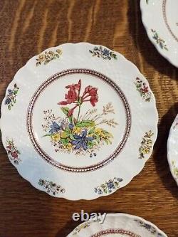 Vintage Copeland Spode Earthenware China'Rosalie' Floral Dishes