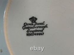 Vintage Crown Ducal Gainsborough CRD25 England Porcelain Set of 11 Dinner Plates