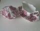 Vintage English Chippendale Johnson Bro, Creamer And Sugar with Lid China Vtg