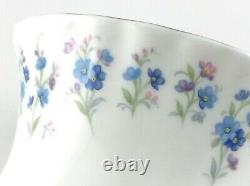 Vintage Footed Tea Cup Saucer Set Of 4 Royal Albert Memory Lane Bone China Q707