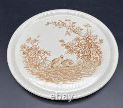 Vintage Furnivals Quail Brown Transferware China Set Made In England 53 Pieces