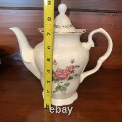 Vintage Gibson Cottage Rose Dinnerware For 8