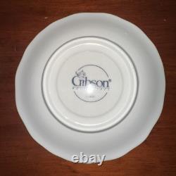 Vintage Gibson Cottage Rose Dinnerware For 8