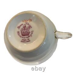 Vintage HAMMERSLEY Tea Cup & Saucer REAL BONE CHINA Made in England RED Paisley