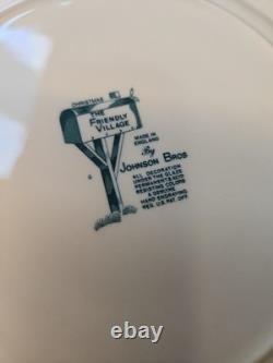 Vintage Johnson Bros Dinnerware Set All 97 Pieces Plates/cups/pitcher/bowls Etc