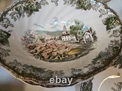 Vintage Johnson Bros Dinnerware Set All 97 Pieces Plates/cups/pitcher/bowls Etc