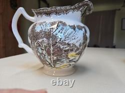 Vintage Johnson Bros Dinnerware Set All 97 Pieces Plates/cups/pitcher/bowls Etc