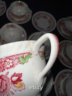 Vintage Johnson Bros. Winchester English China Set of 12 Teacups and Saucers