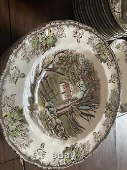 Vintage Johnson Brothers Made in England Friendly Village China Set