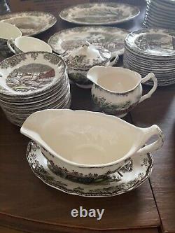 Vintage Johnson Brothers Made in England Friendly Village China Set