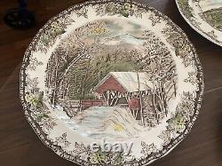 Vintage Johnson Brothers Made in England Friendly Village China Set