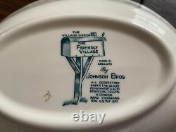 Vintage Johnson Brothers Made in England Friendly Village China Set