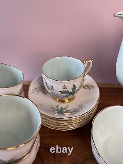 Vintage LOUISE By Queen Anne Hot Chocolate/Tea Set Bone China England