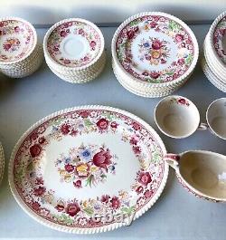 Vintage Lot of 88 Johnson Bros England Winchester Setting for 12+ China Antique