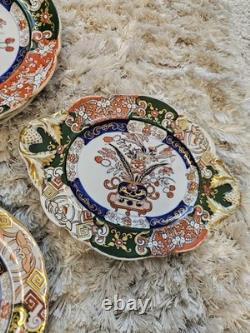 Vintage Mason's Ashworths Ironstone China Imari Style 15 Pc Plate Set England