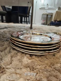 Vintage Mason's Ashworths Ironstone China Imari Style 15 Pc Plate Set England