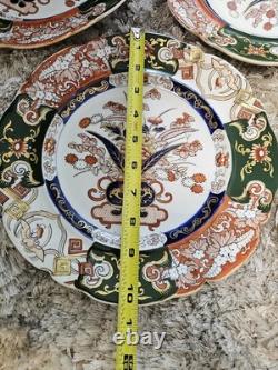 Vintage Mason's Ashworths Ironstone China Imari Style 15 Pc Plate Set England