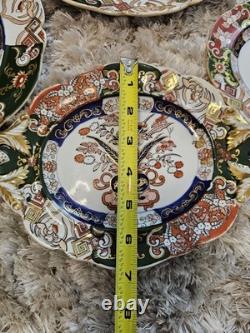 Vintage Mason's Ashworths Ironstone China Imari Style 15 Pc Plate Set England