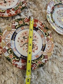 Vintage Mason's Ashworths Ironstone China Imari Style 15 Pc Plate Set England