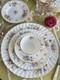 Vintage Minton MARLOW Fine Bone China Service for 8 40 Pc Floral Gilt Set