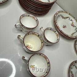 Vintage Mintons England Porcelain Tea Set Lot A4407 Cups Saucers Bowls 20 Pcs