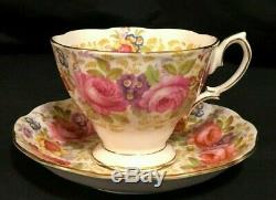 Vintage Nwot Royal Albert Bone China Serena England 24 Pc Tea Set Service For 6