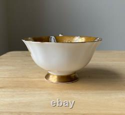 Vintage PARAGON CHINA Gold Fruit Themed Cup & Saucer Set Model JE-D VGUC