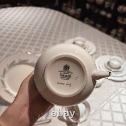 Vintage Paragon Bridal Leaf 24pc Bone China Set for 4 England MINT