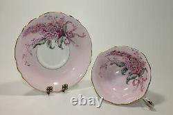 Vintage Paragon England Double Warrant Pink Lilac Cup and Saucer Set