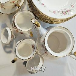 Vintage Paragon Victoriana Tea Set wt. Dinnerware, 22kt Gold Bone China England