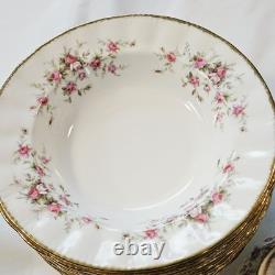 Vintage Paragon Victoriana Tea Set wt. Dinnerware, 22kt Gold Bone China England