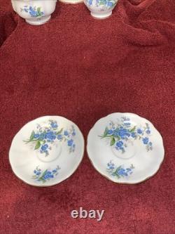 Vintage Royal Albert Coffee Set 15 Pieces Sooo BEAUTIFUL Bone China England