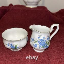 Vintage Royal Albert Coffee Set 15 Pieces Sooo BEAUTIFUL Bone China England