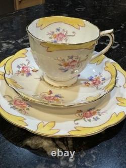 Vintage Royal Albert Crown China England 4 Sets (12 Pc Total)